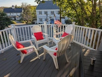 Deck off living room!