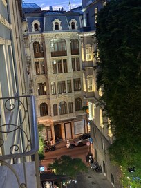 Ausblick vom Balkon