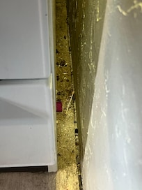 Next to stove