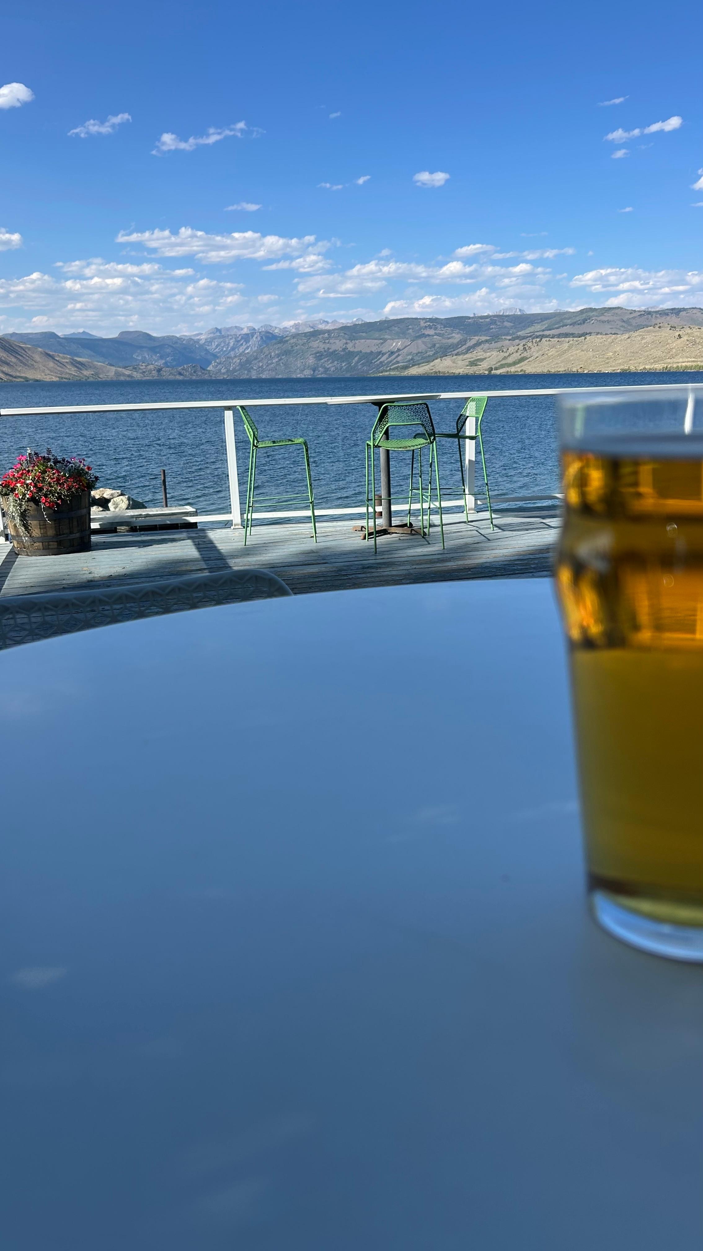 View from the restaurant.