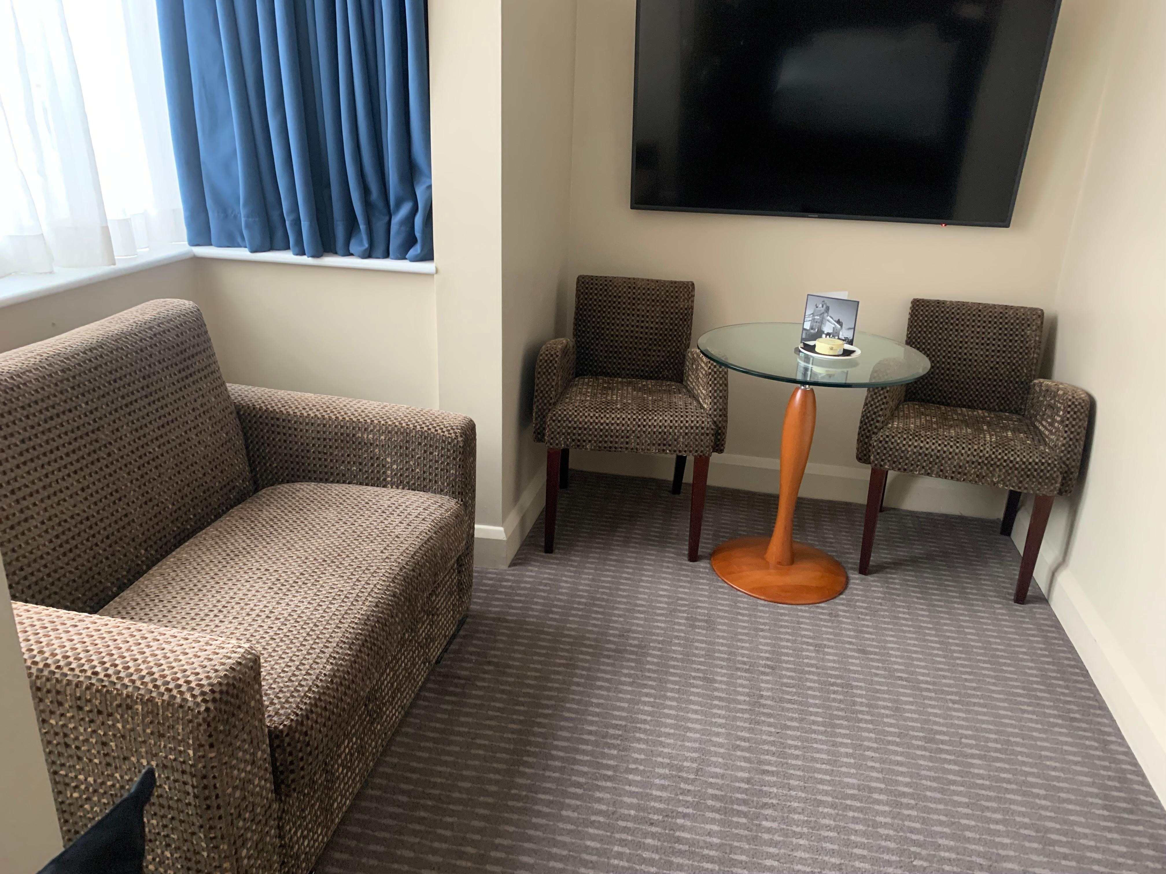 Room 324 has a fold-out couch.