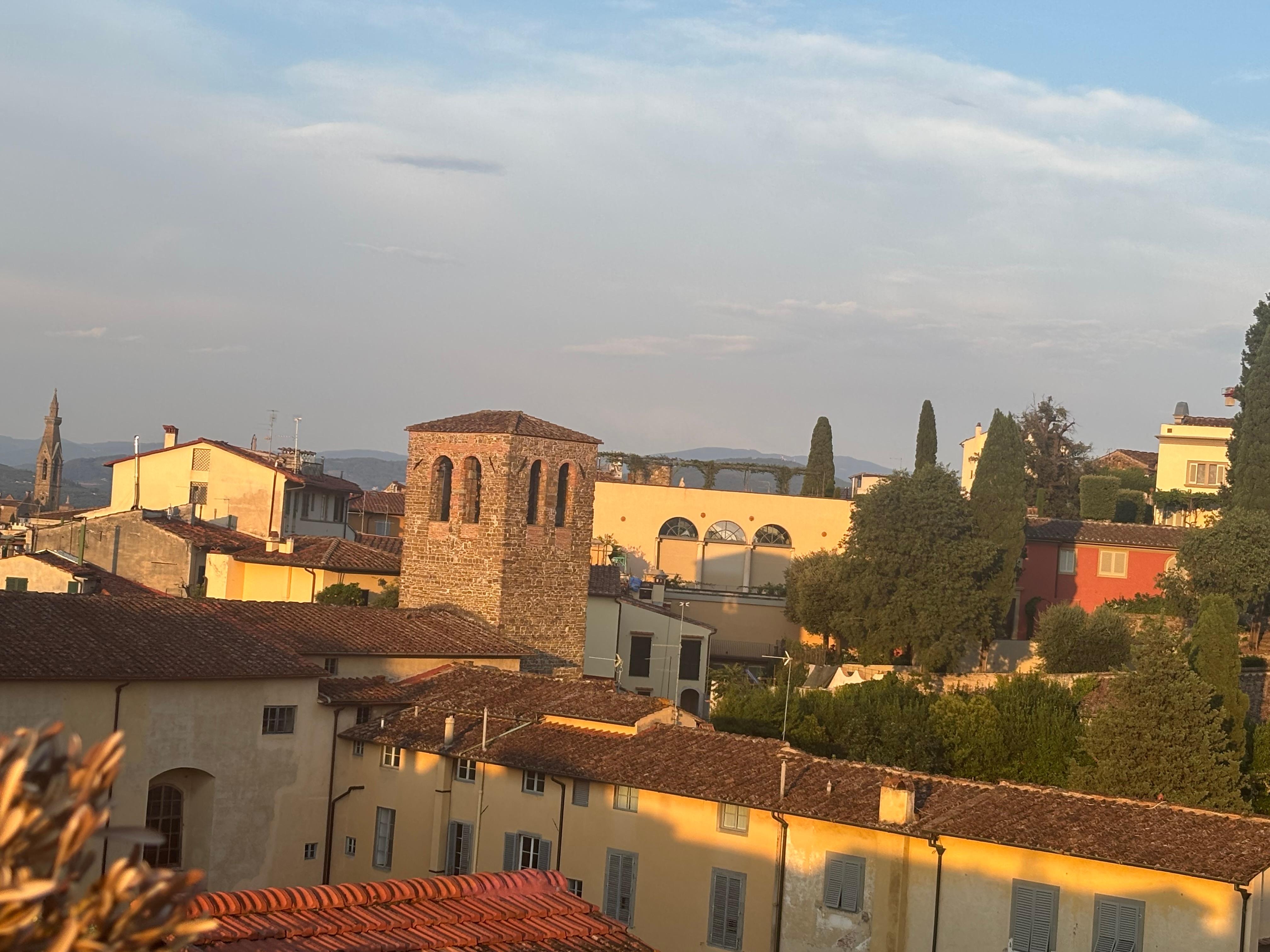 From the rooftop terrace of the sister hotel La Scaletta