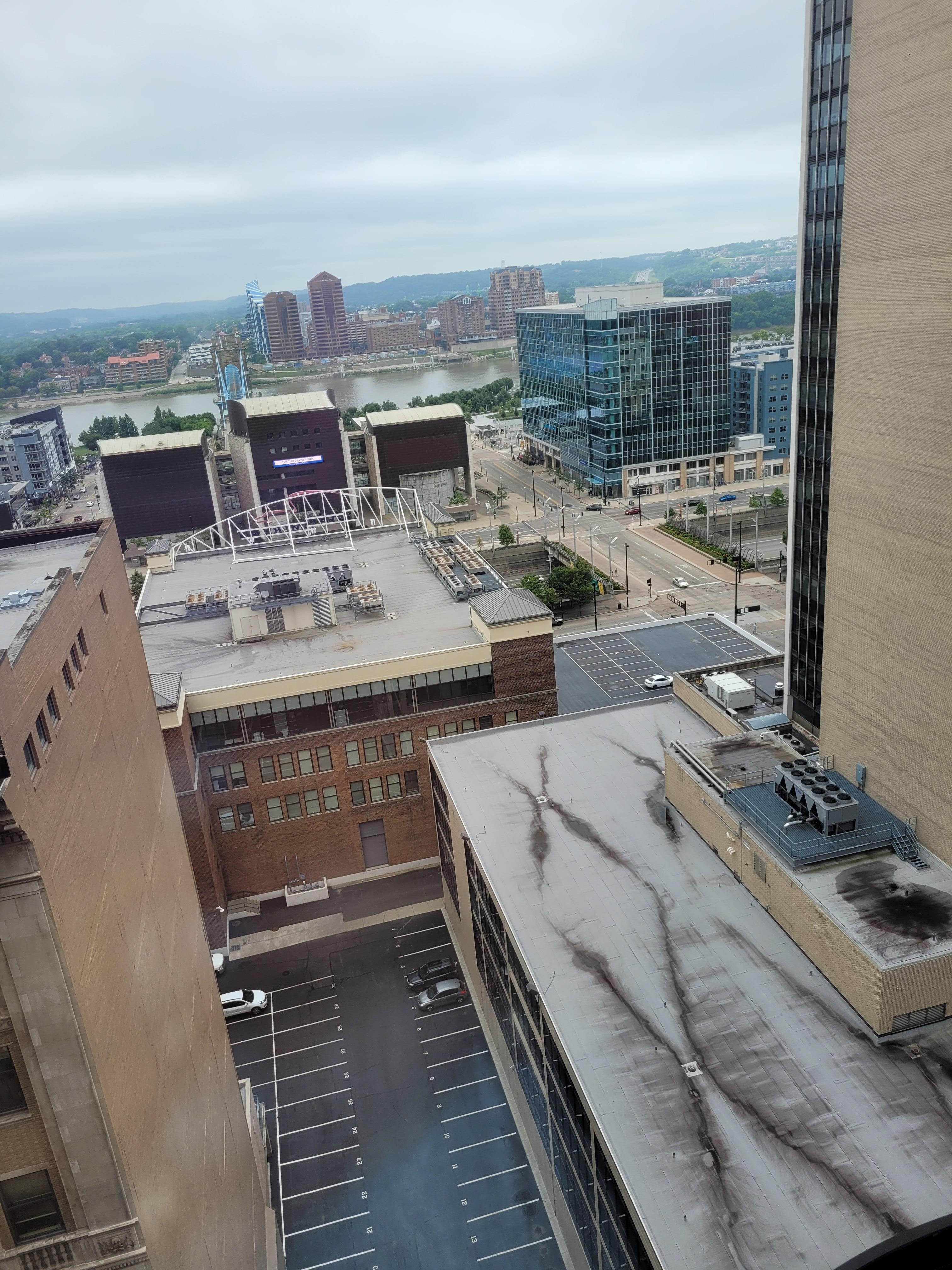 View from our room, 15th floor