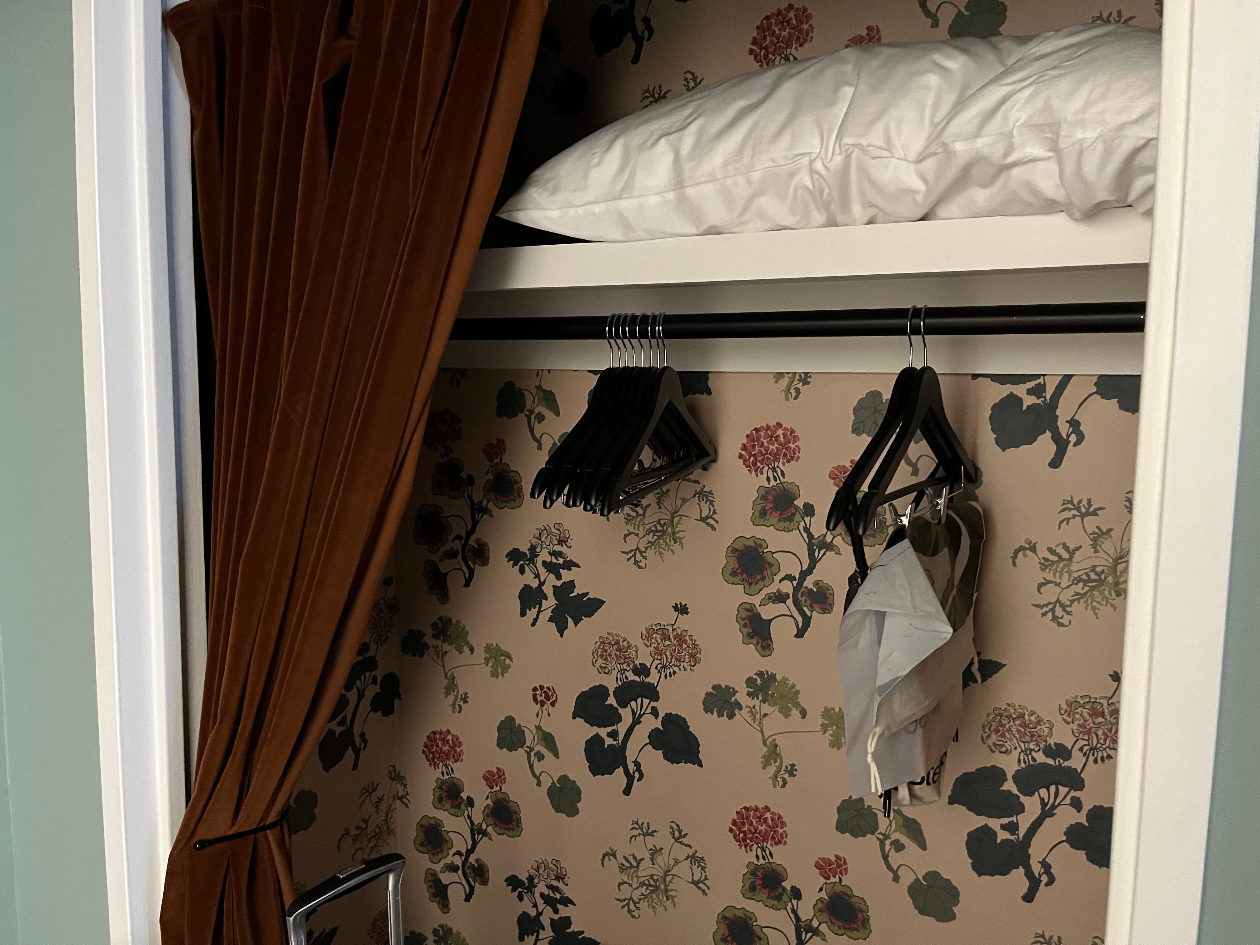 Detail of closet
