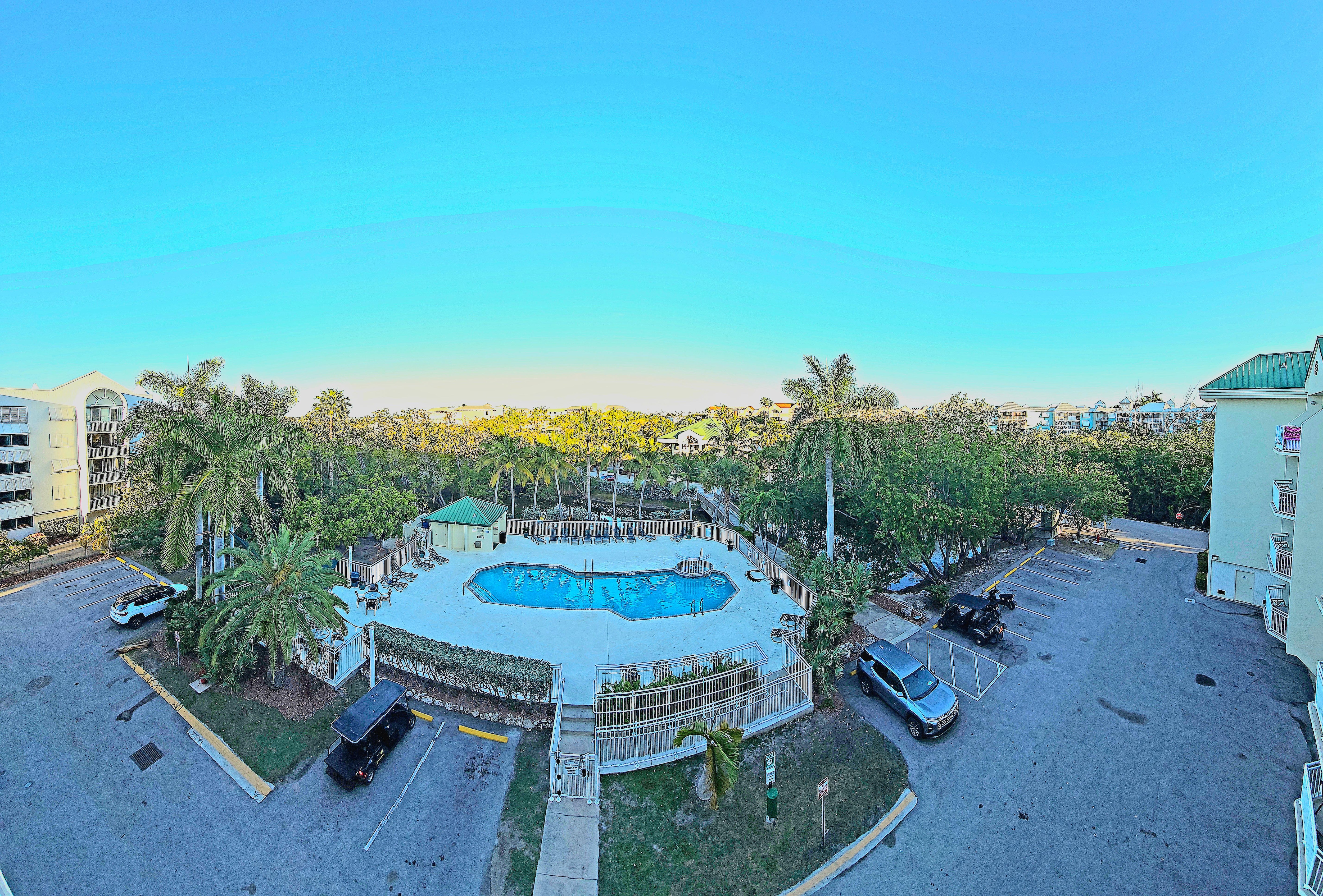 Balcony wide angle view