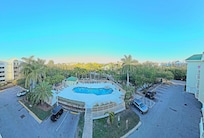 Balcony wide angle view