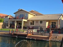 View of the home from the boat!