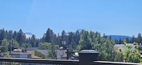 The view from the balcony.