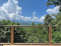 View from the deck as you walk outside.