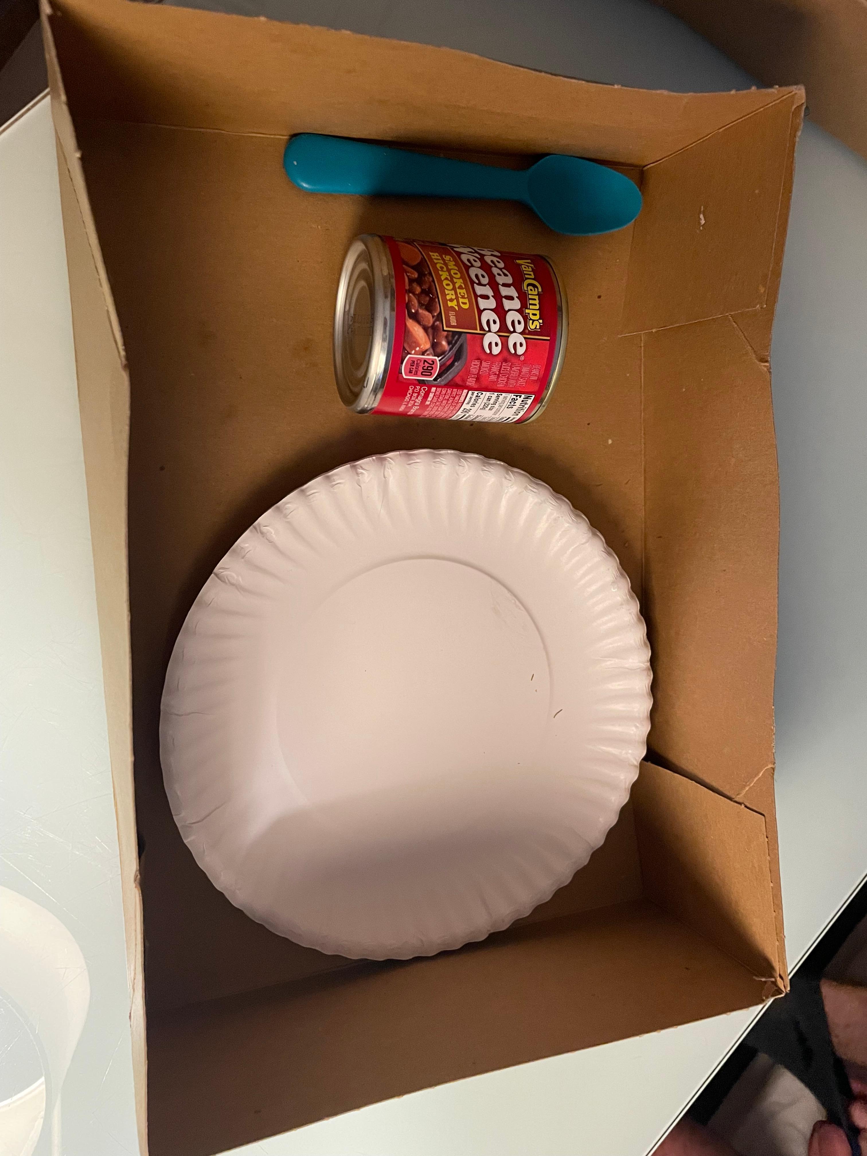 Someone’s box o’ beans left in the room! 