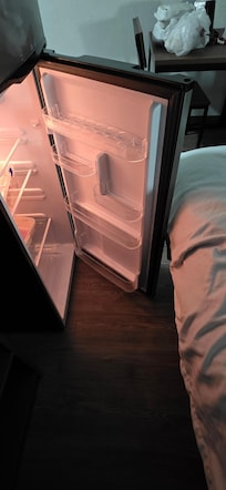 Could not open the refrigerator door all the way