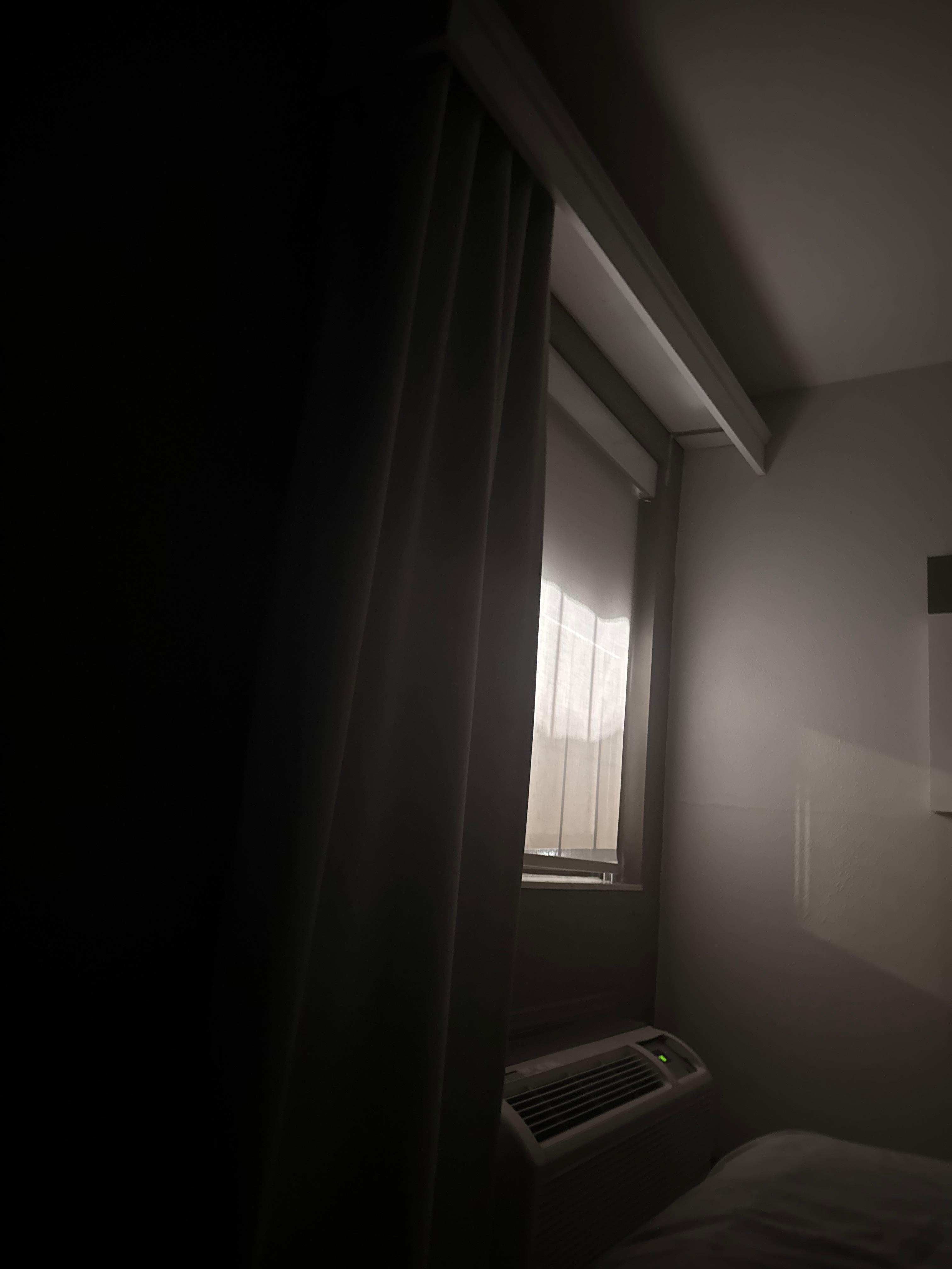 Couldn’t figure out how to close the curtains 