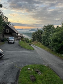 Early morning pic of the fog rising from the valley