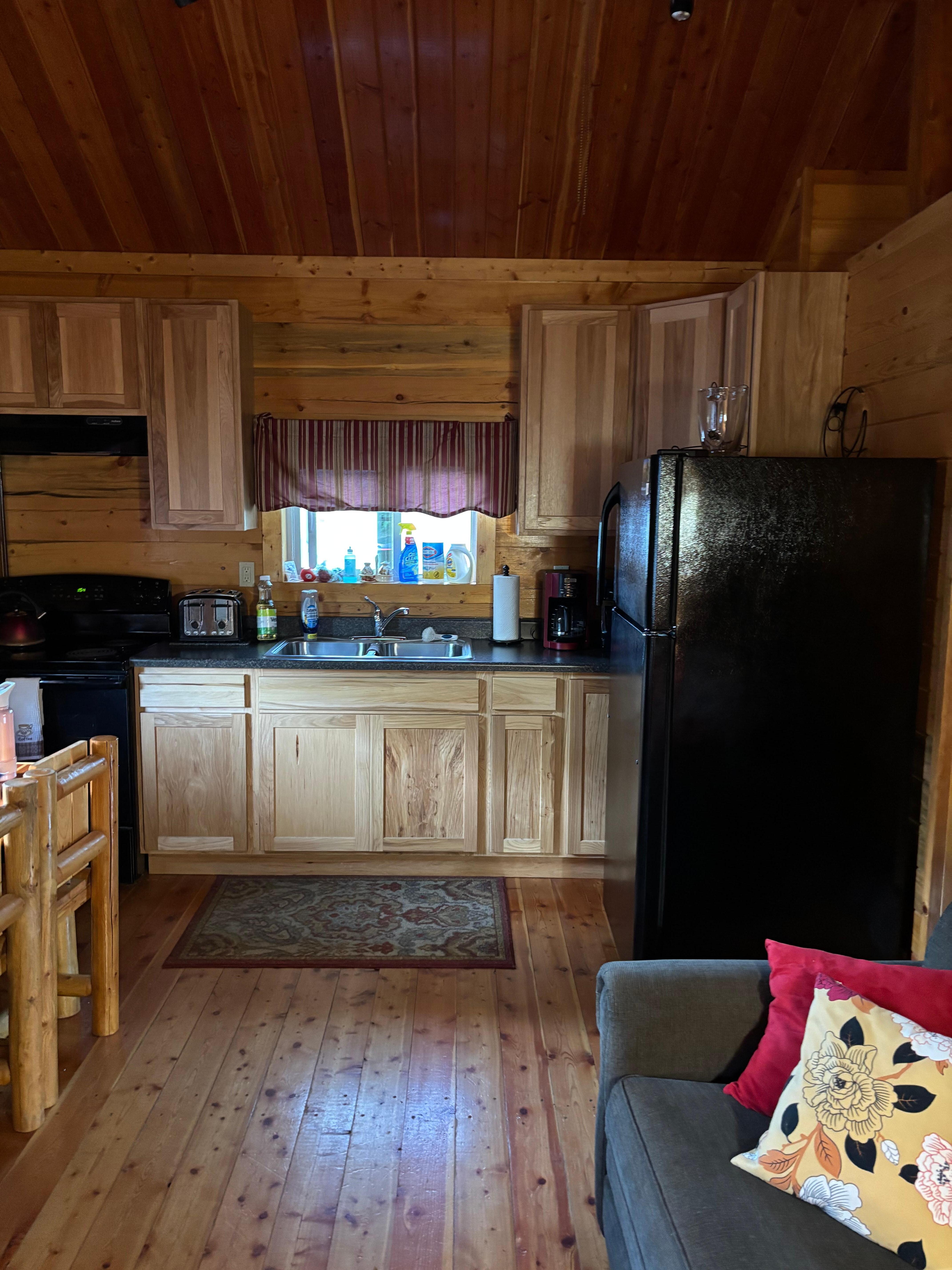 The kitchen was small but lovely