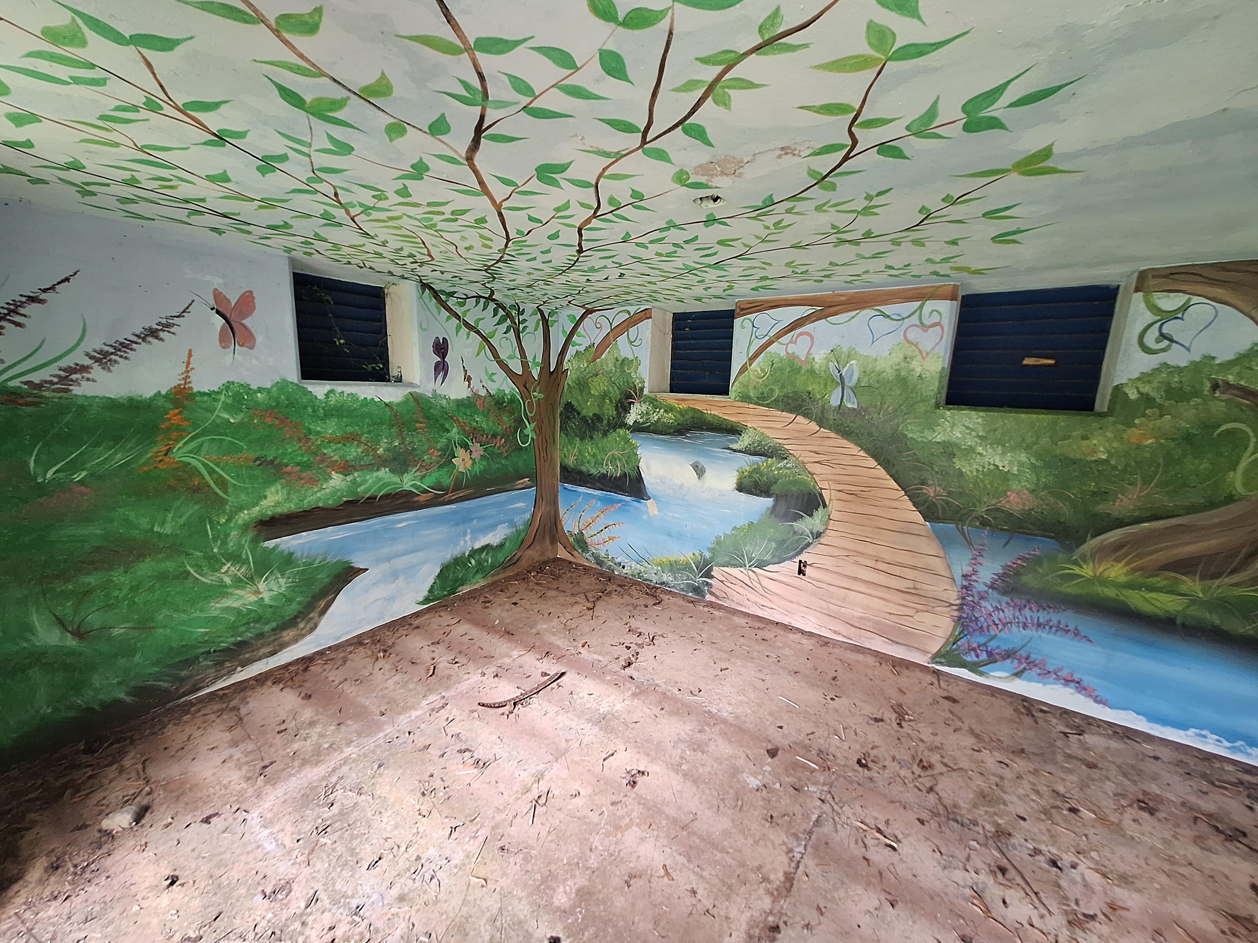 Artwork in Nature Reserve next door