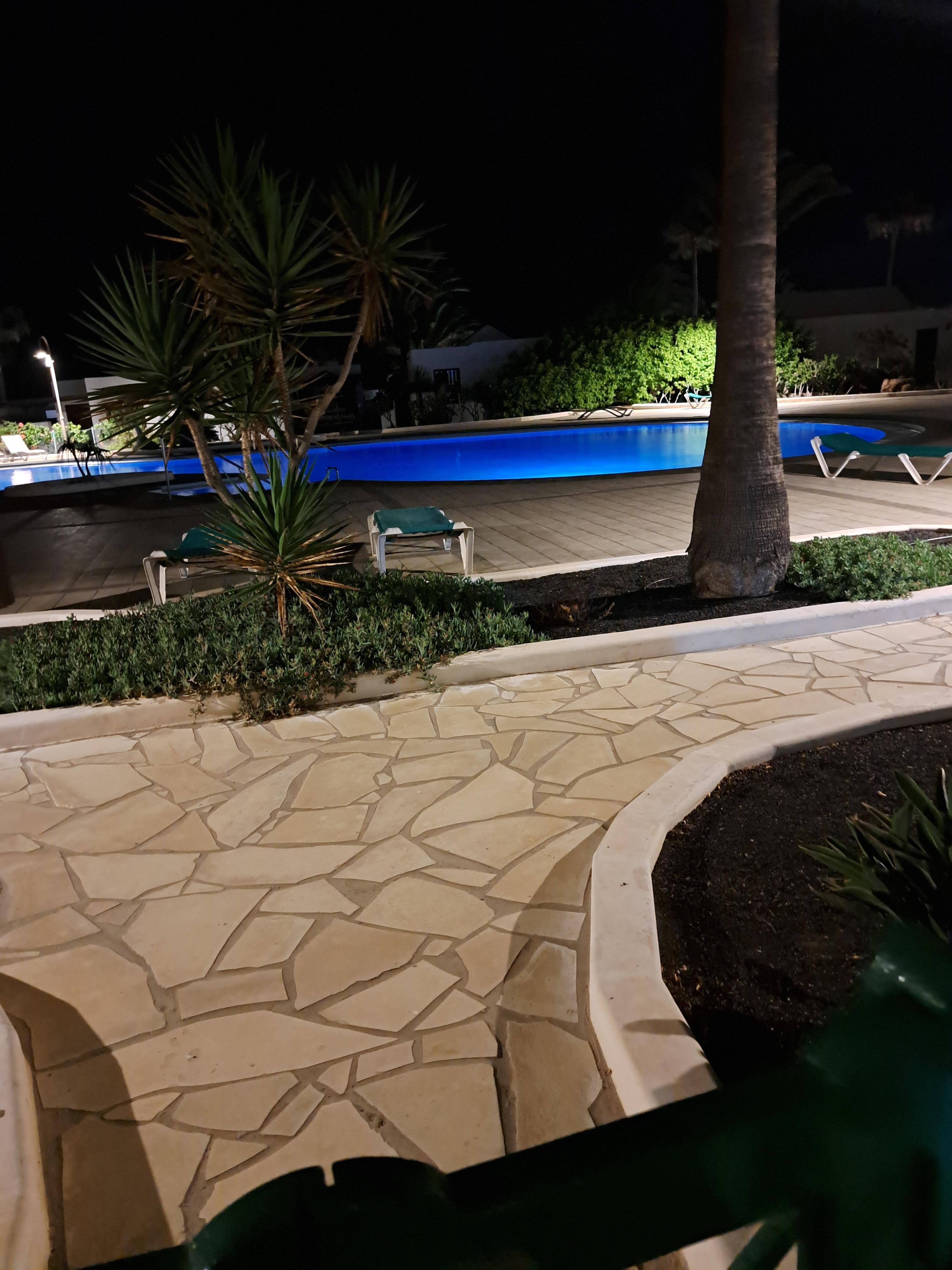 Back door onto pool.
