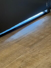 Space in doorframe