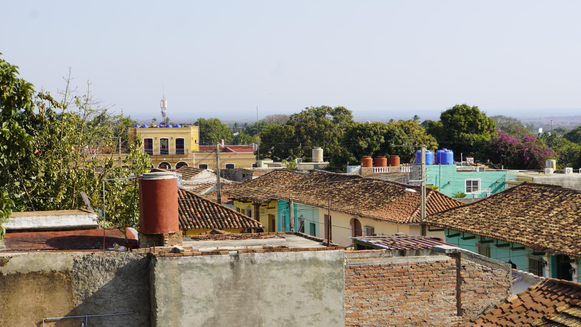 Blick von der Dachterrasse