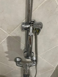Broken shower head