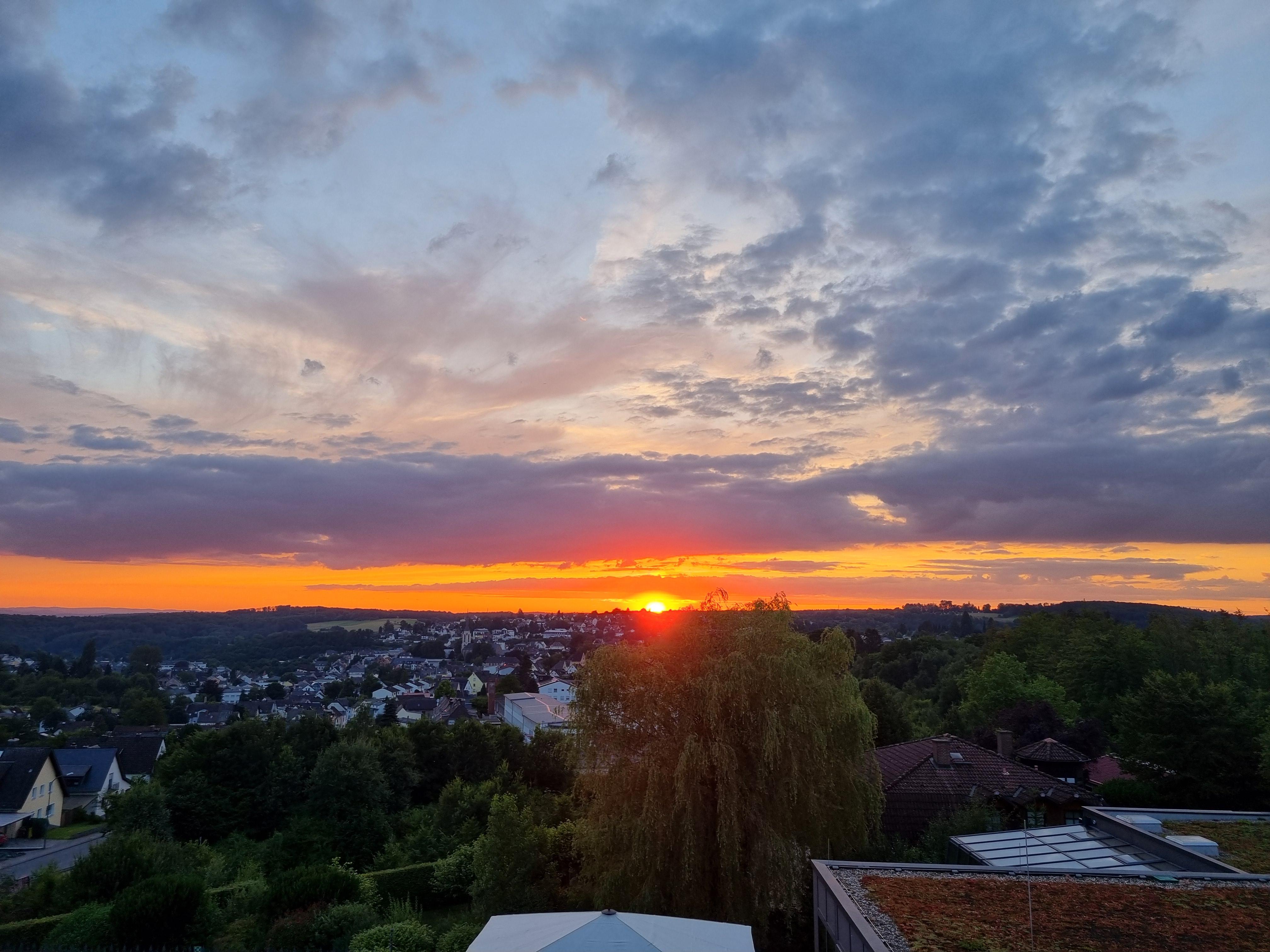 Blick vom Balkon