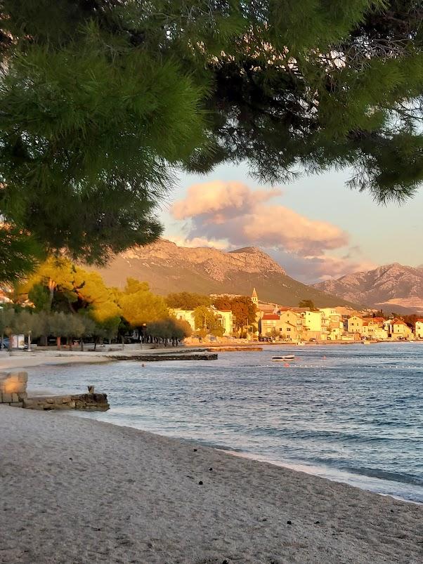 vue depuis la promenade du bord de mer