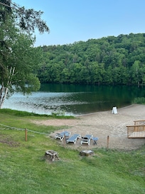 Truly right on a beautiful Lake