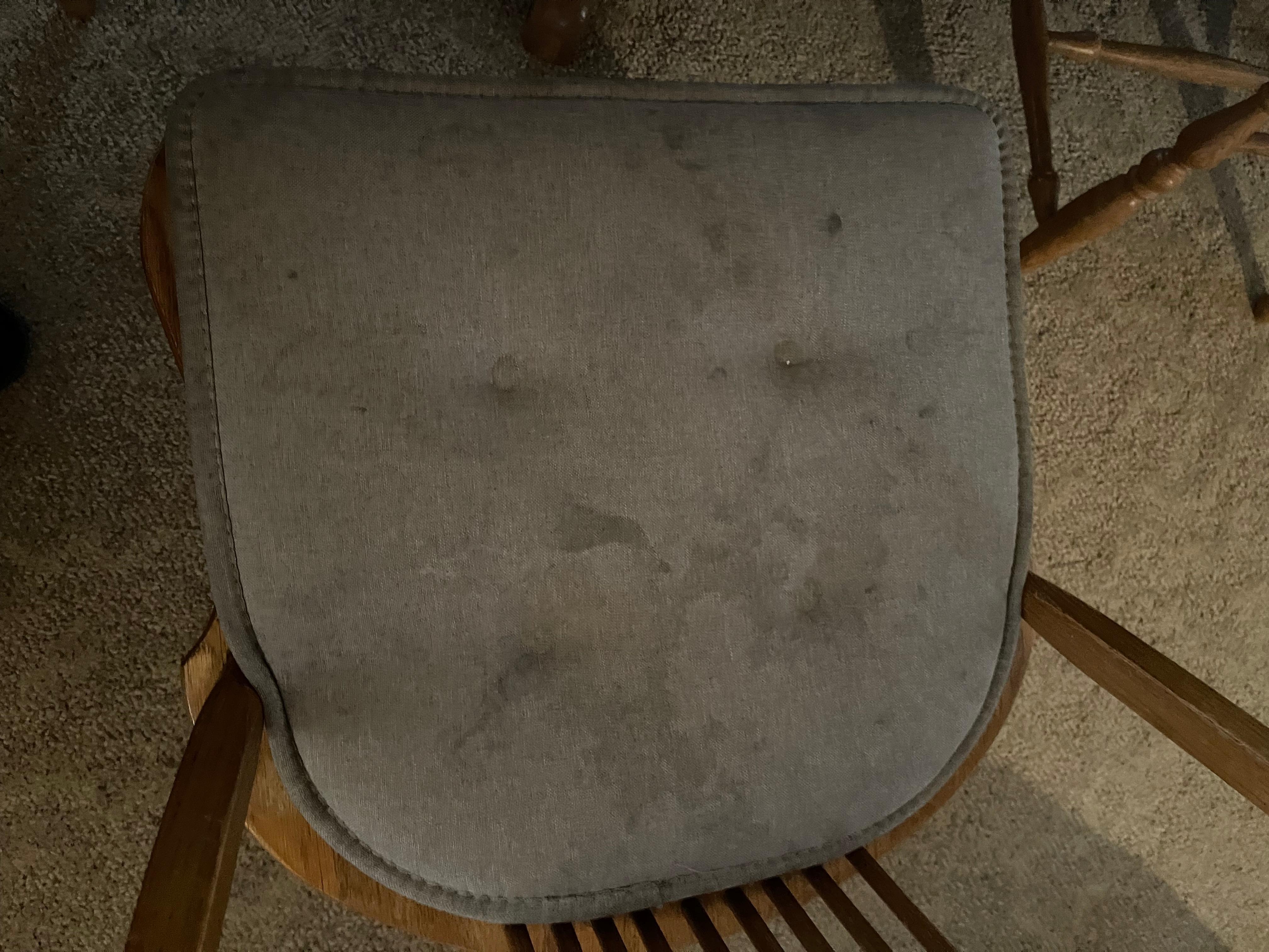 Seat covers for dining table.