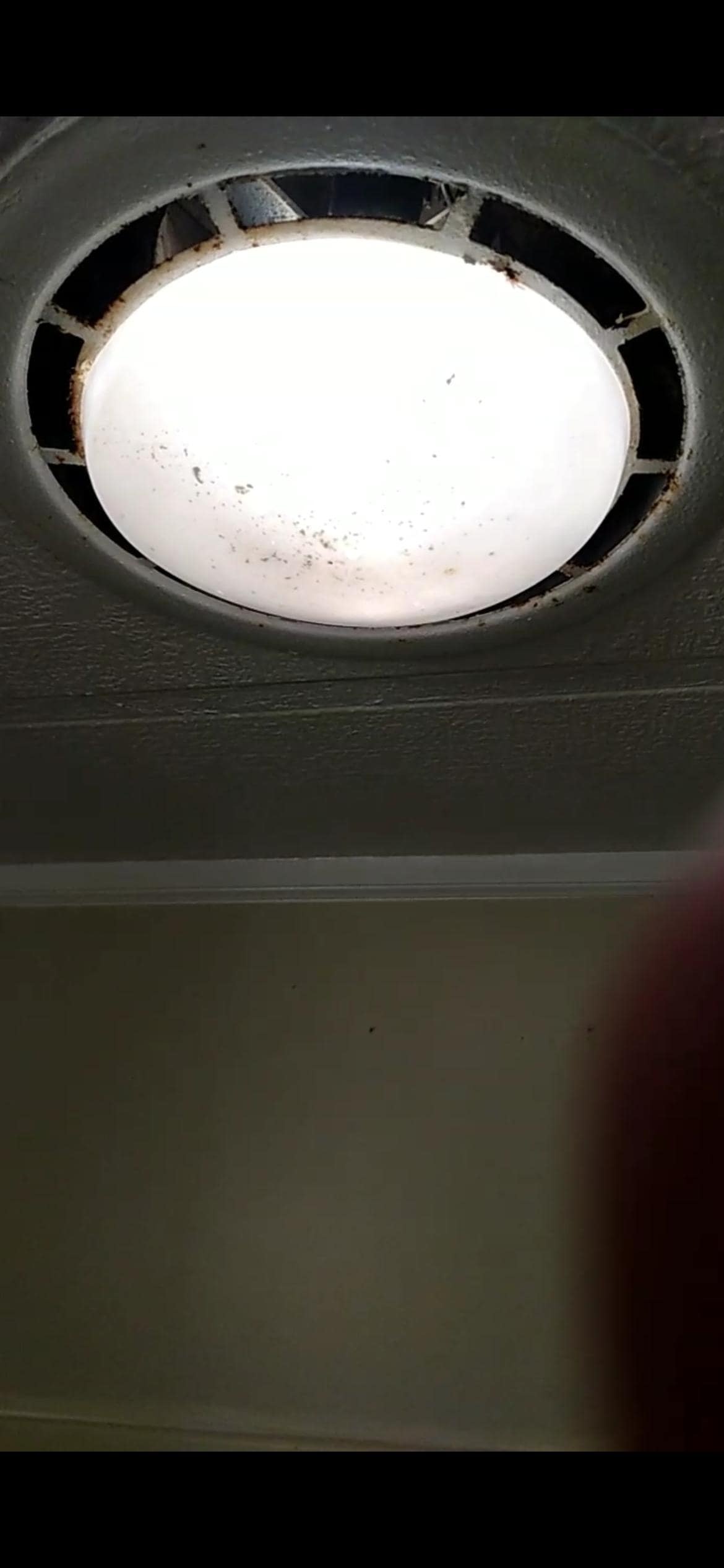 Rusted, filthy and blades don’t spin. 