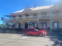 Schöne Balkonfassade