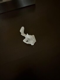 This was found in the made bed between the comforter and sheet.