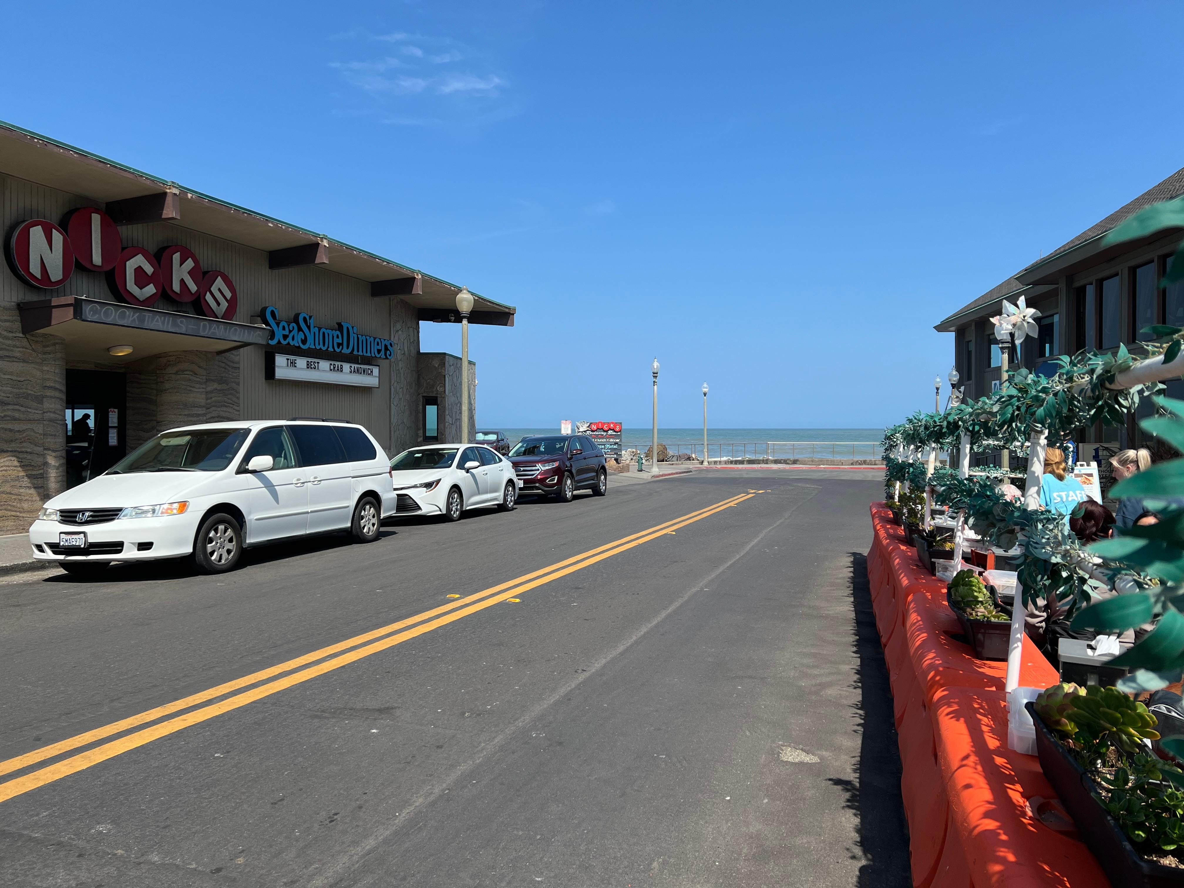 Nick's restaurant attached to the motel