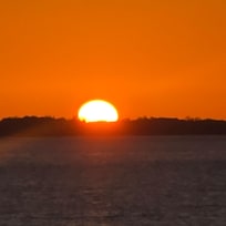 Sunrise from the deck