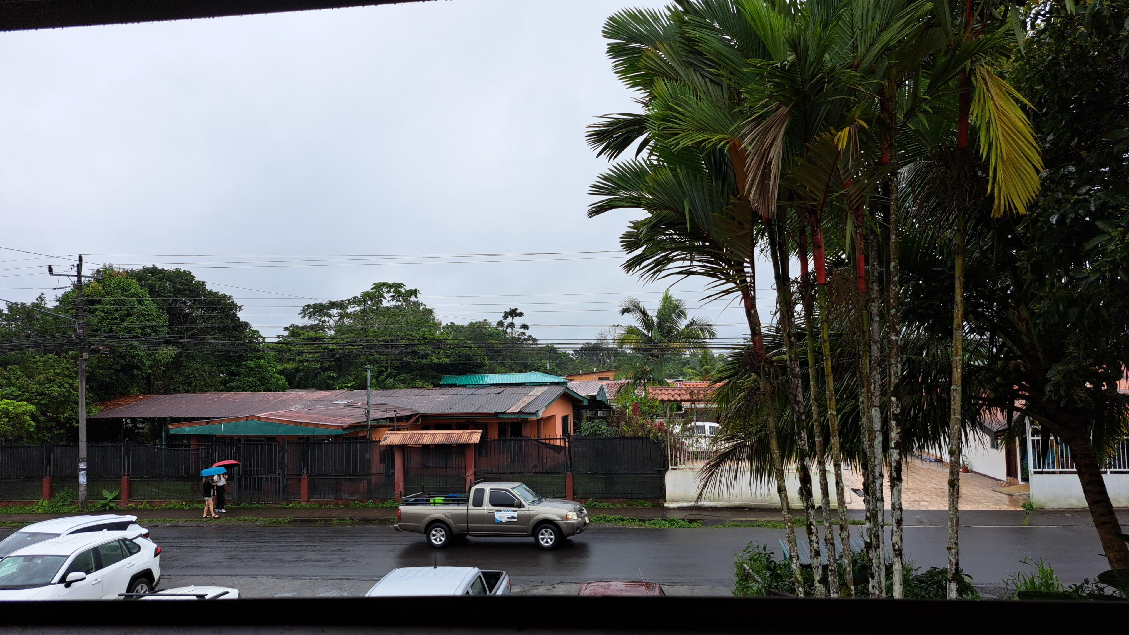 Great view from the room above reception