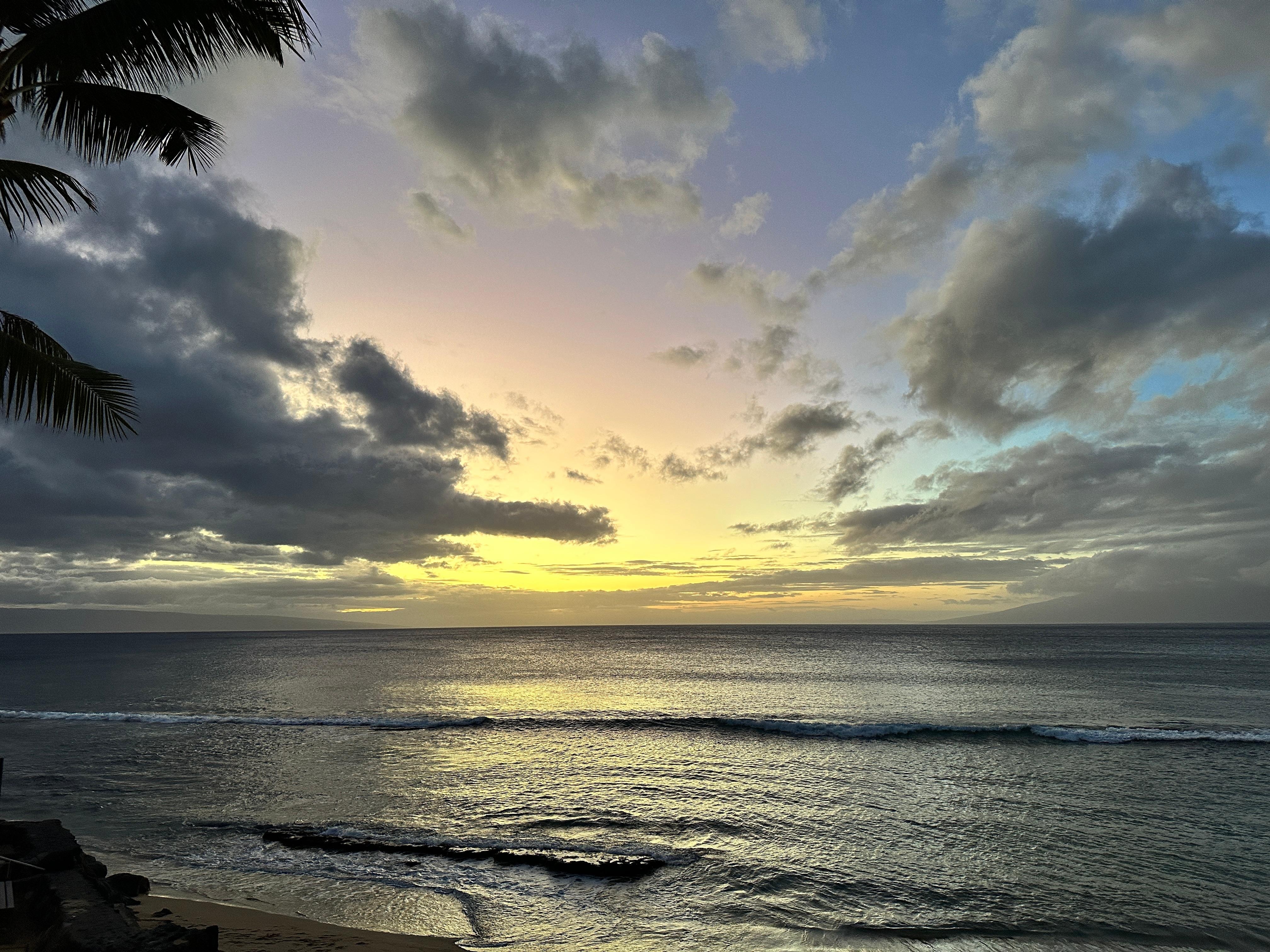 The pastel color gradients are SO beautiful. We saved at least 30 minutes to watch the sunset (and post sunset) from here every night!