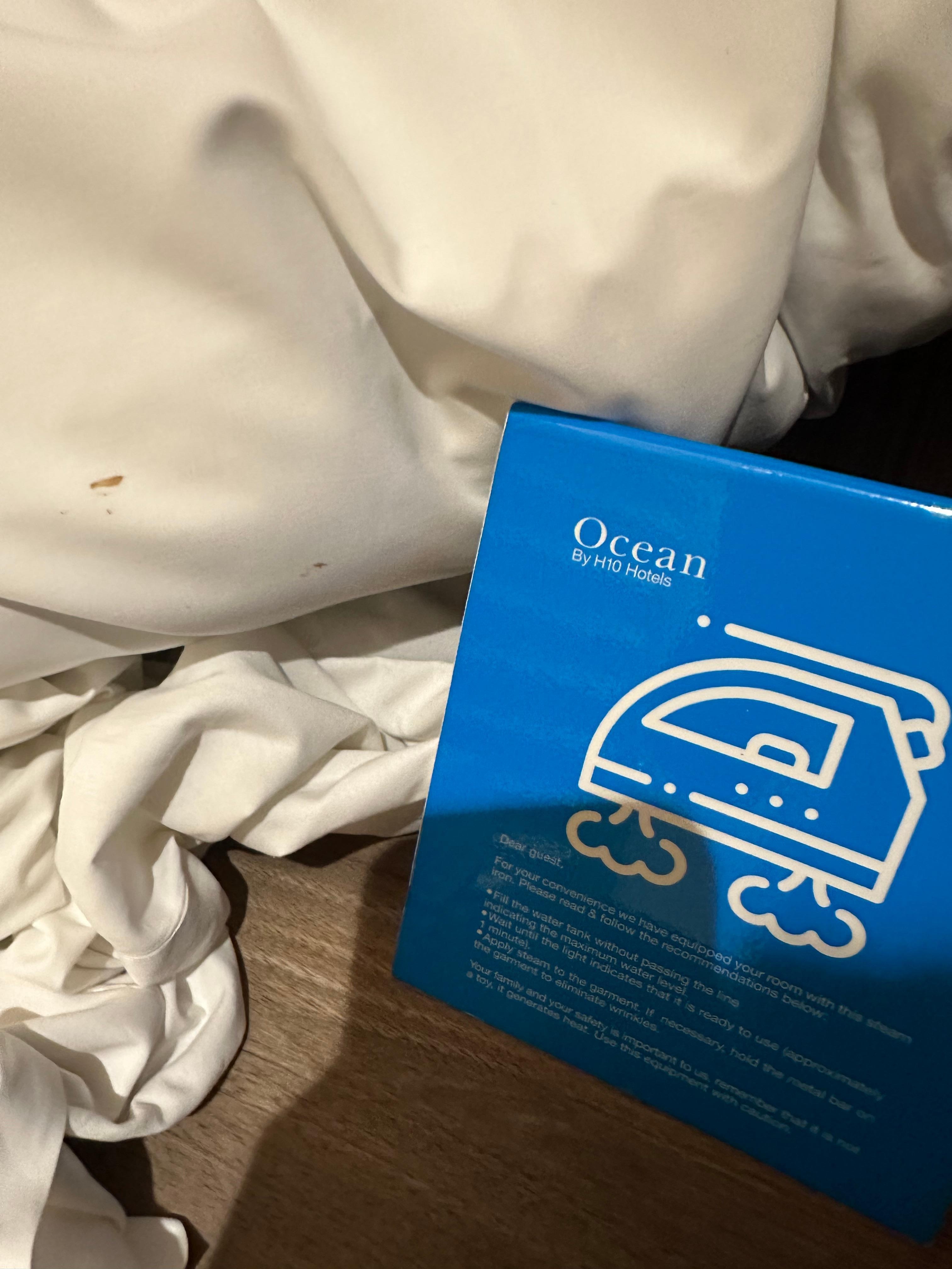 Red stains on pillows 