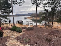 View of the lake. Please excuse TVA's stupid draining of the lake every winter!