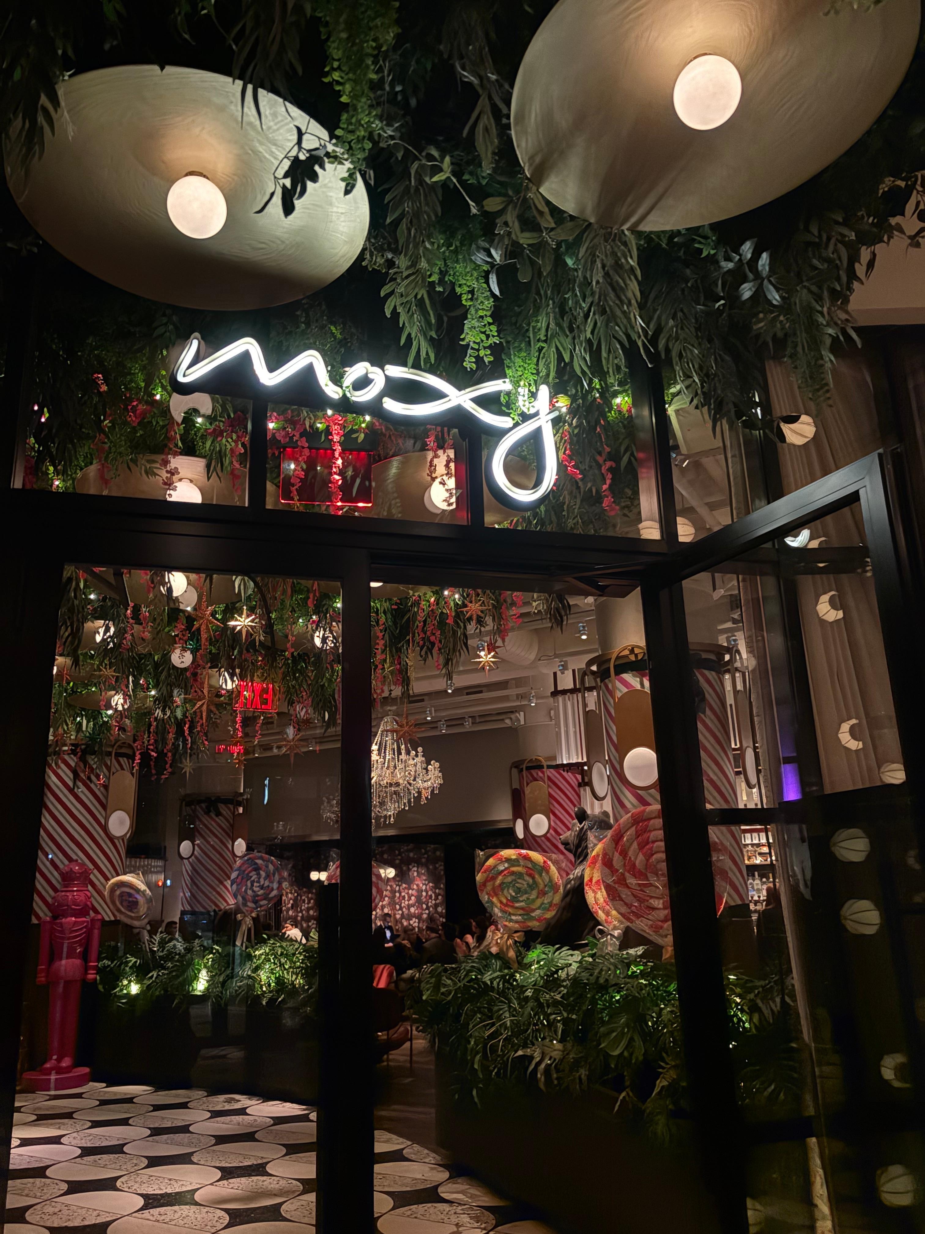 The Moxy decorated in style for the holidays!