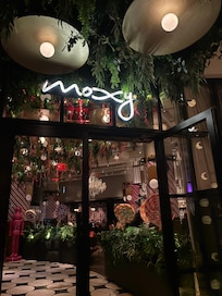 The Moxy decorated in style for the holidays!