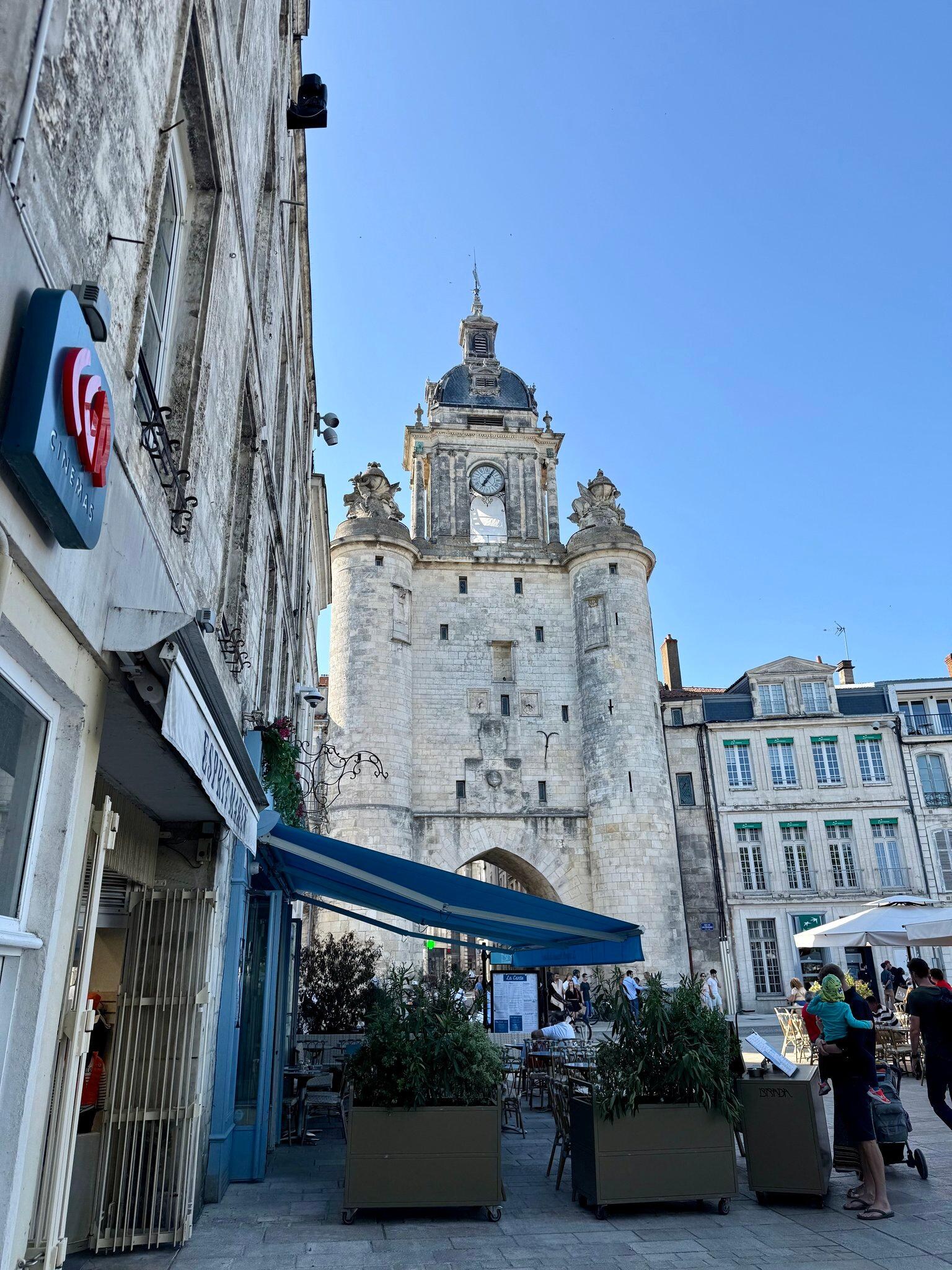 View from outside the hotel