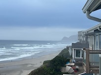 A view from the balcony.