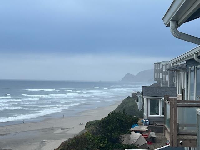 A view from the balcony. 