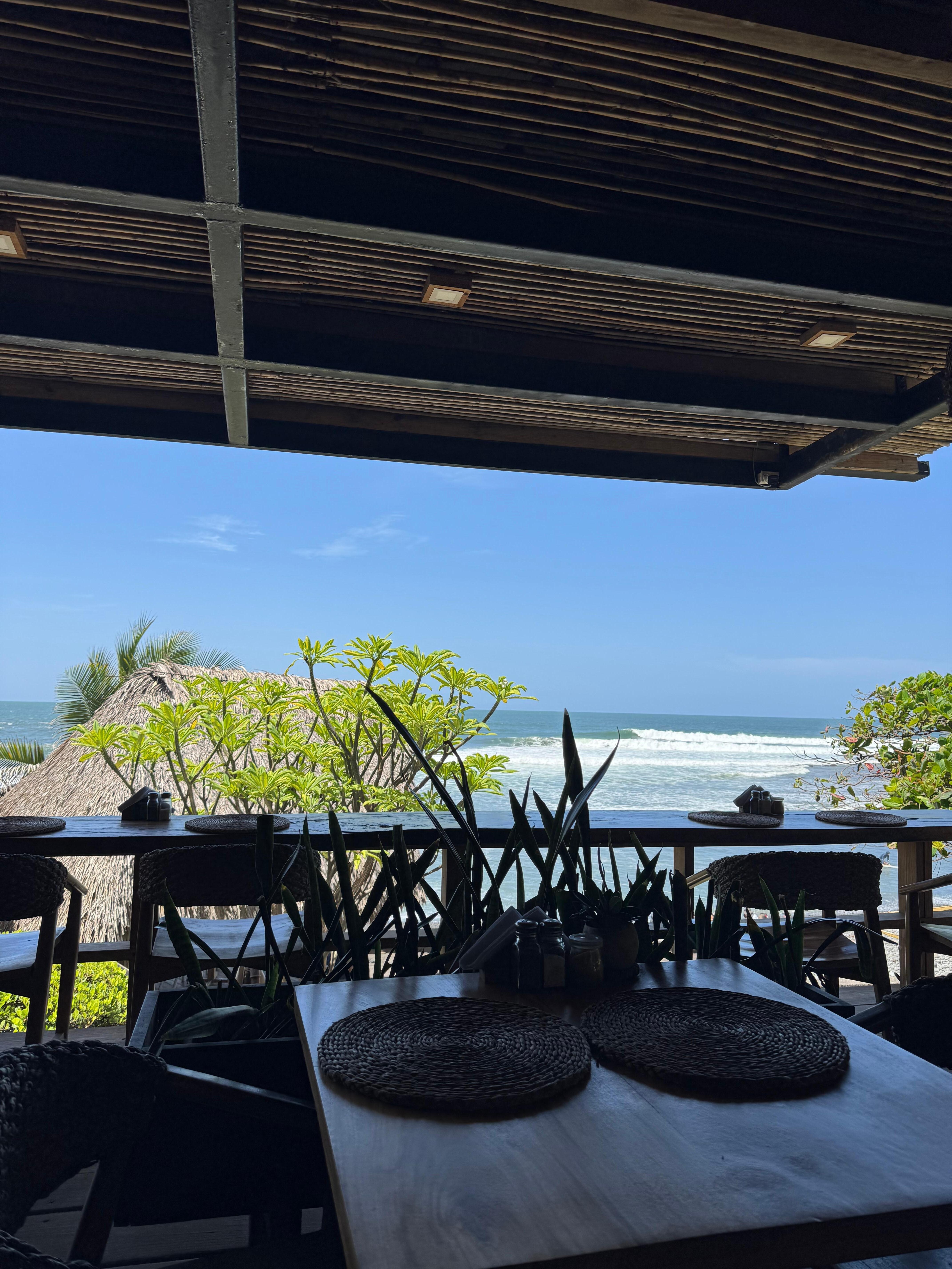 Vista desde el restaurante 