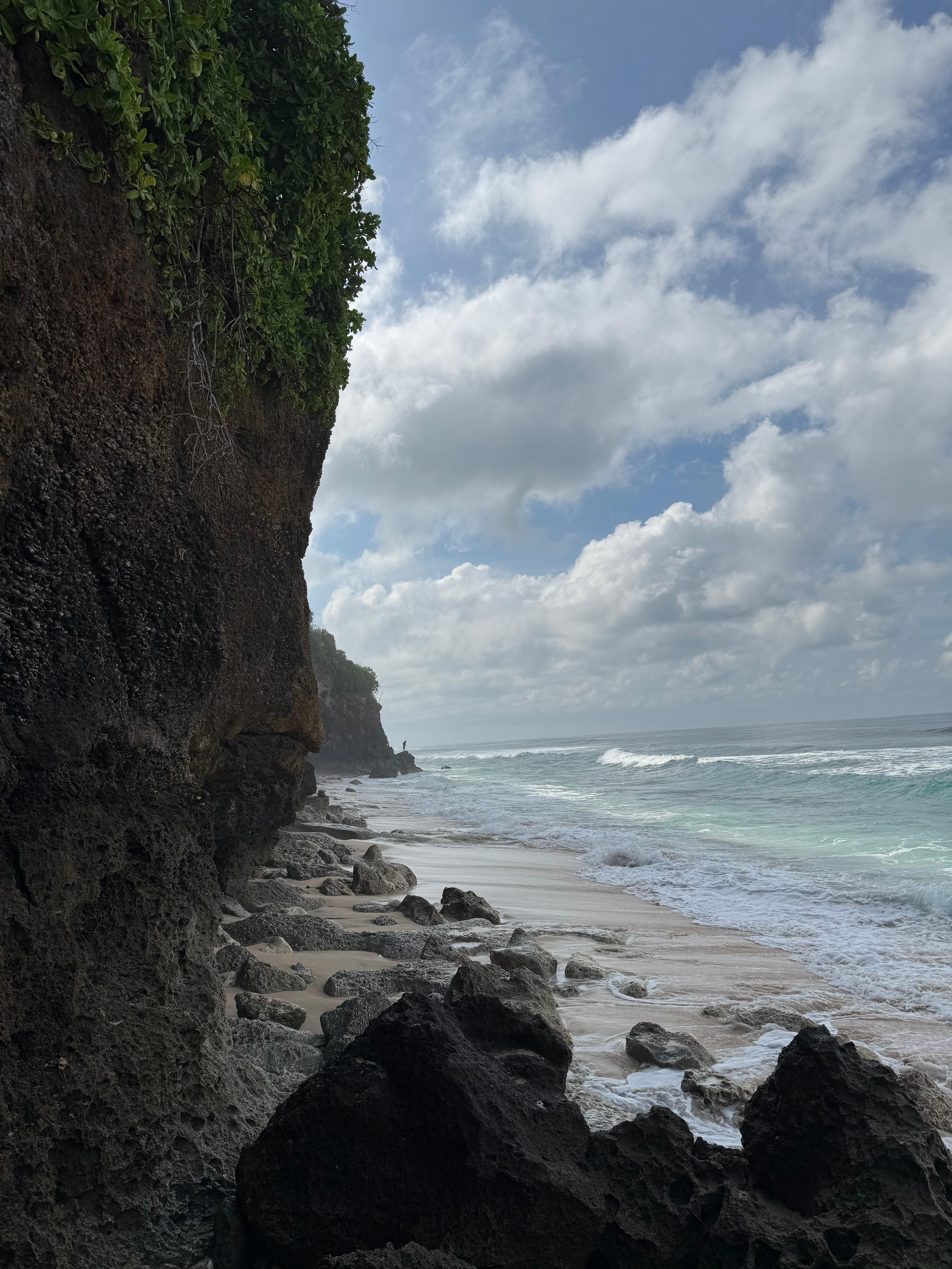 Private beach