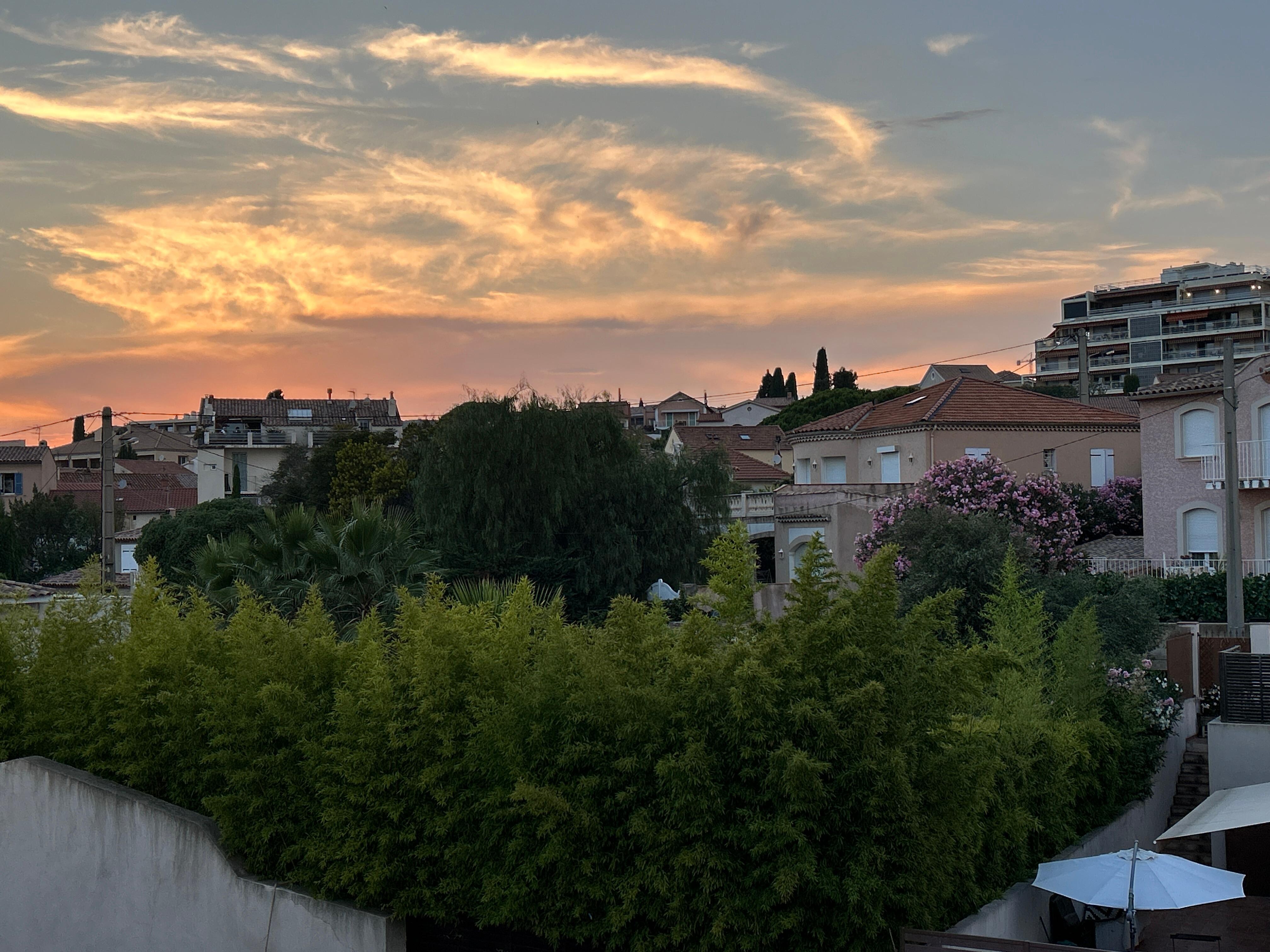 Sunset from the terrace 2