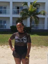 On the beach