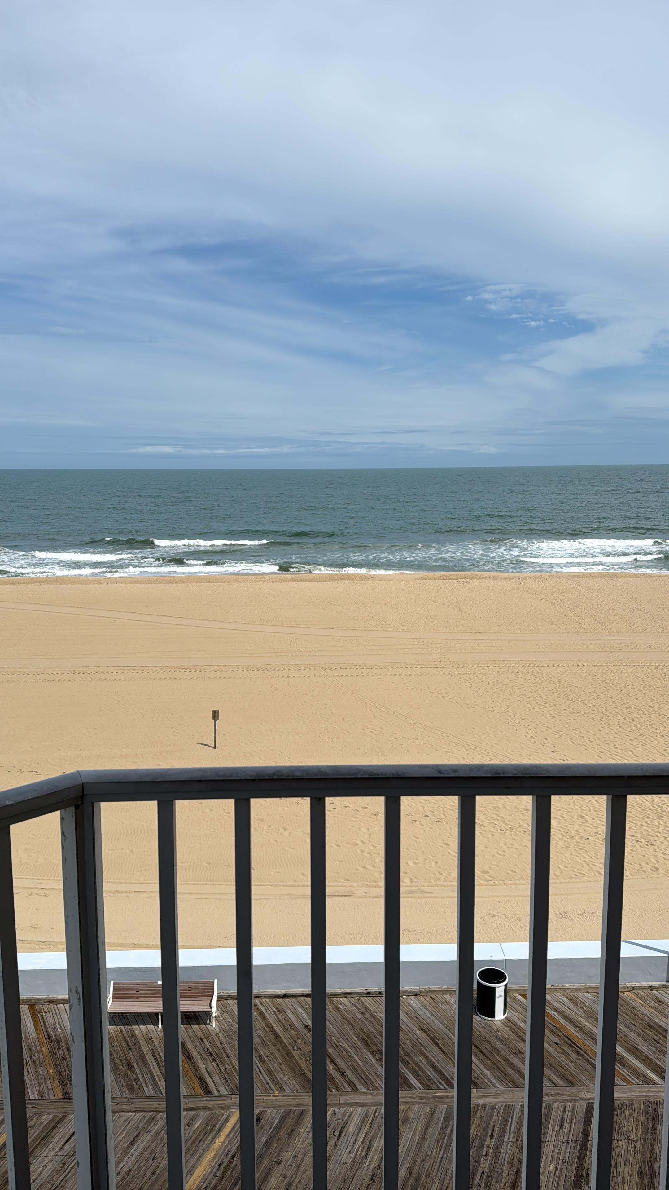 View from our balcony in the room.