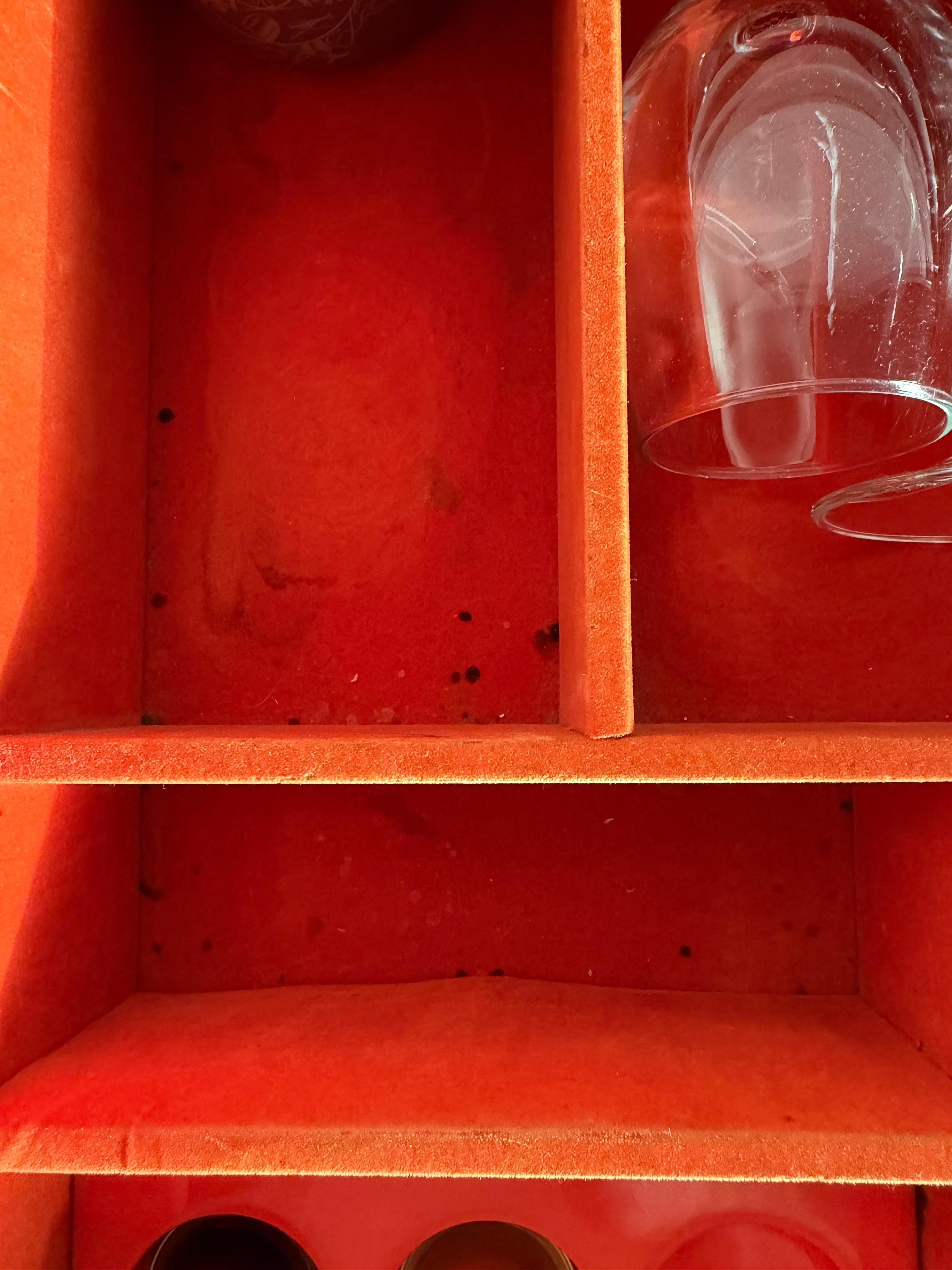 Black sticky residue in drawers