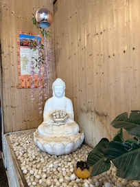 At the entrance