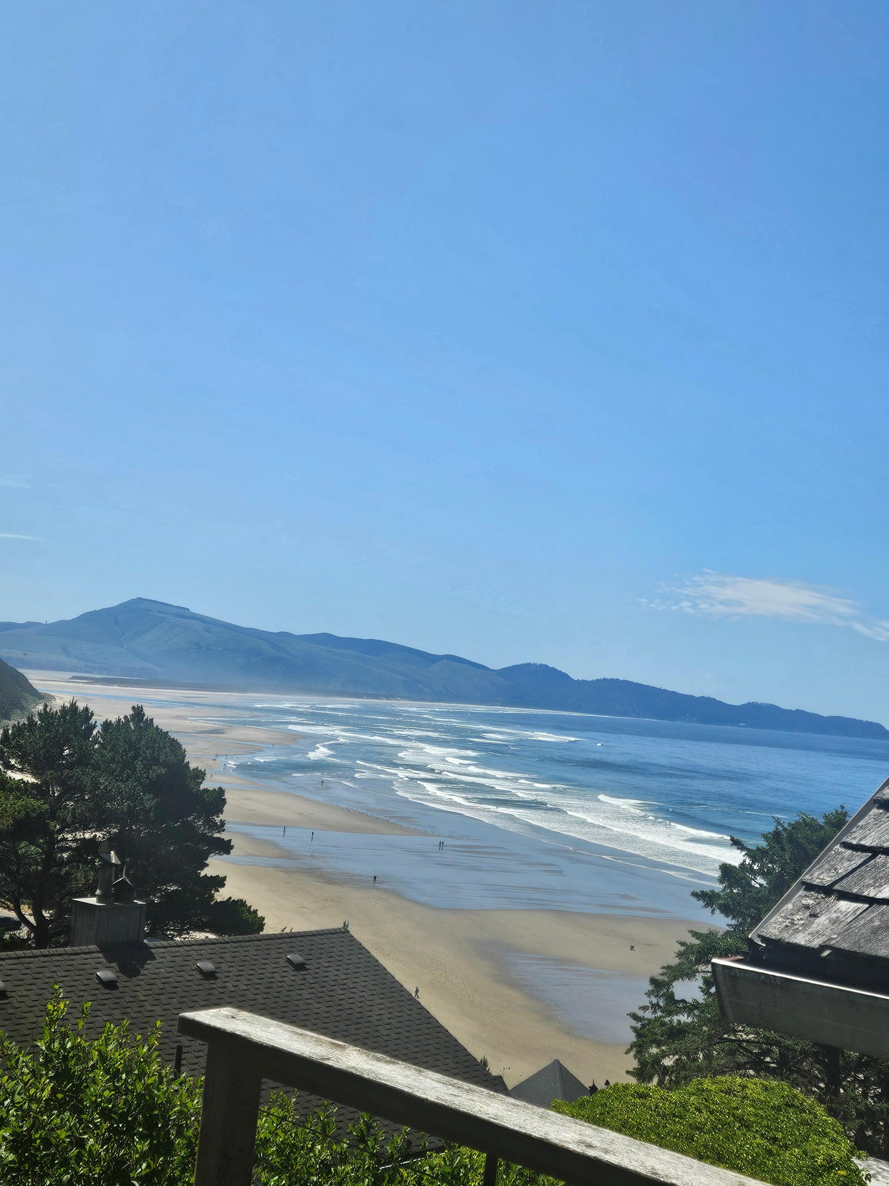 View to the left from the house.