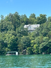 View of home from lake